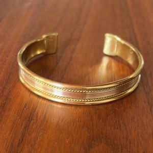 Cuff Bracelet with Copper detail  NEW!